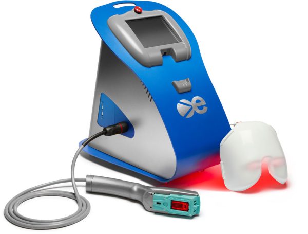 The eye-light IPL and red light machine with its red light mask